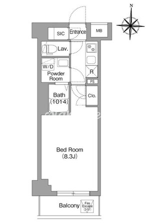 BPRレジデンス大島の物件間取画像